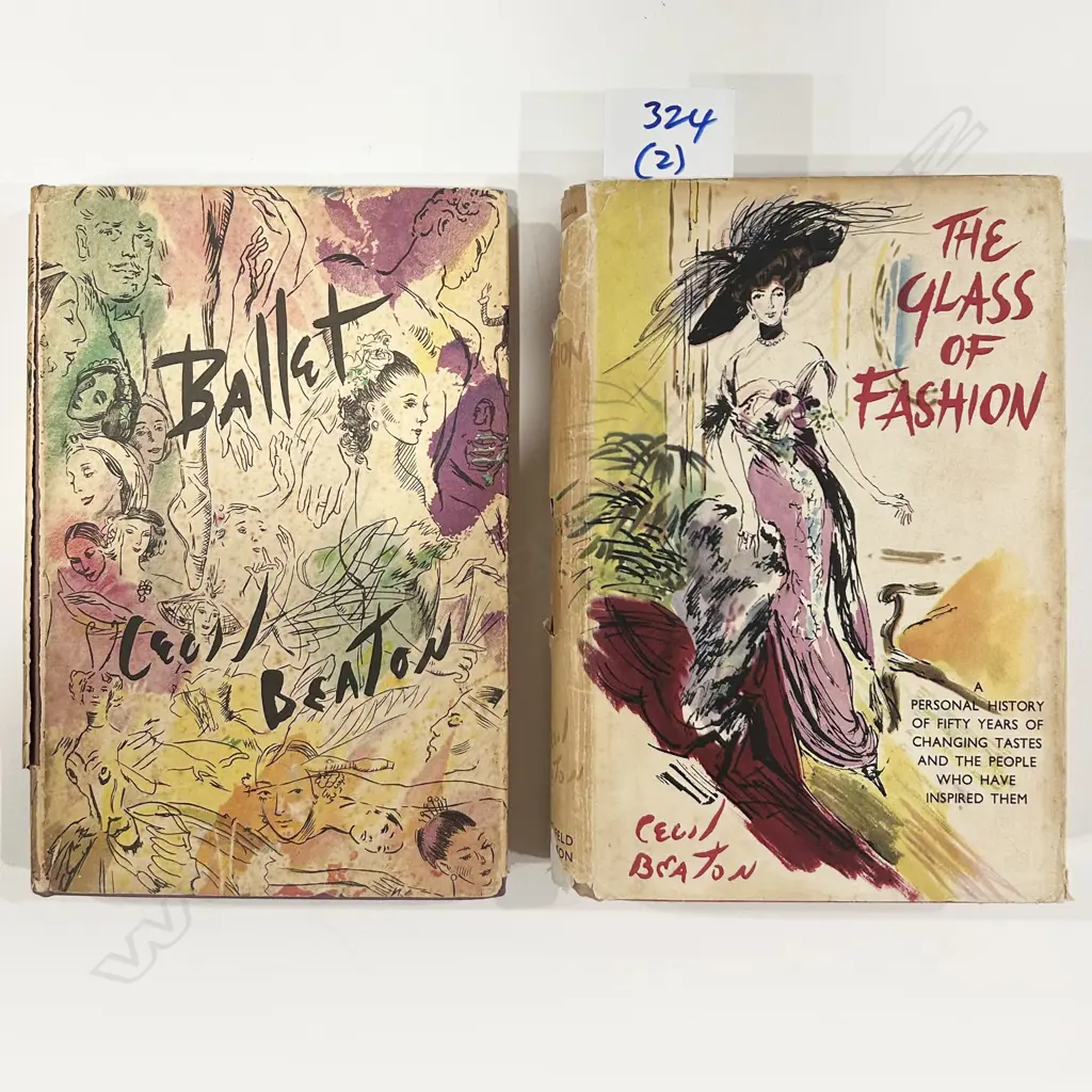 TWO CECIL BEATON 'THE GLASS OF FASHION' & 'BALLET' Image 1++